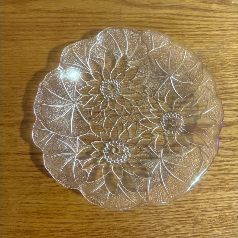 Vintage Antique Indiana Lily Pons 1930s Plate Serving Tray Platter